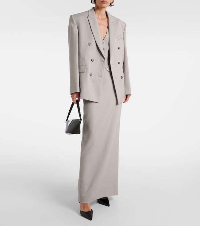 Wardrobe.NYC Column virgin wool maxi skirt