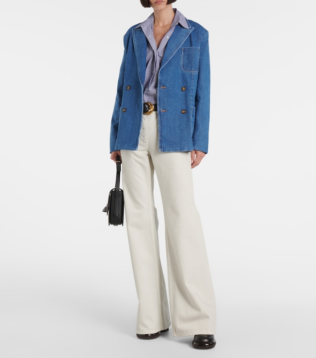 Polo Ralph Lauren Double-breasted denim blazer