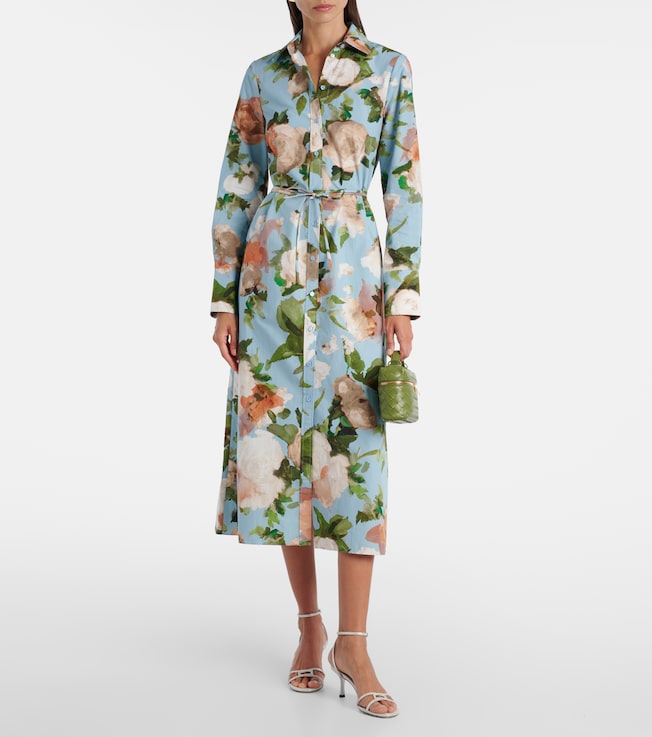 Erdem Floral shirt dress