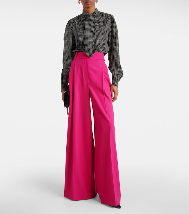 Alexandre Vauthier High-rise wide-leg pants 