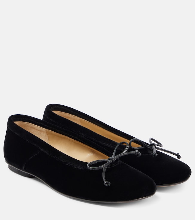 LE MONDE BERYL Mica velvet ballet flats