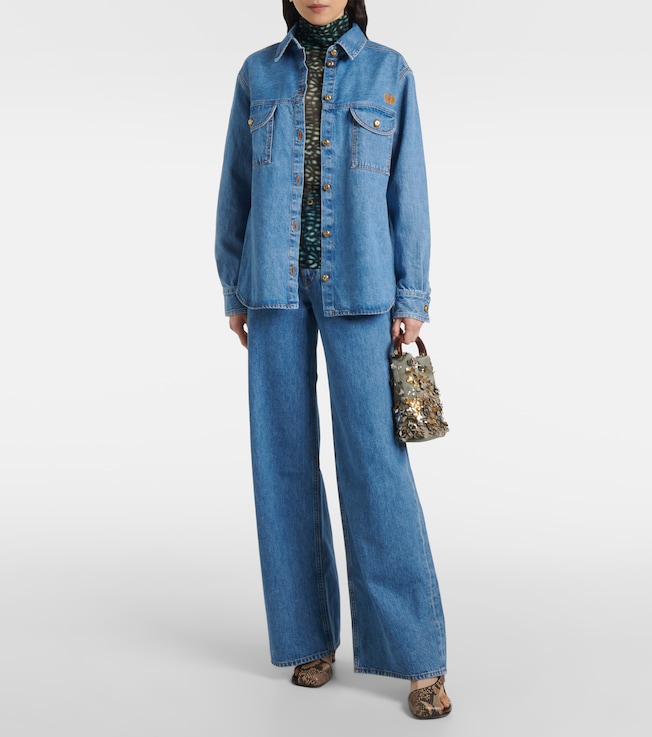 Blazé Milano Nariida Berber denim shirt