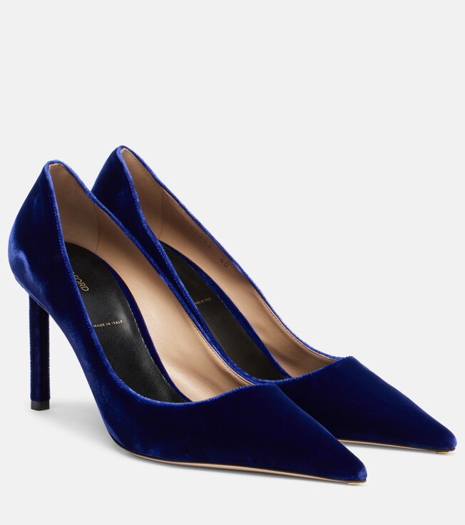 Tom Ford Betty 85 velvet pumps