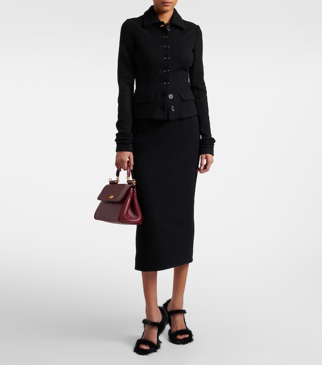Dolce&Gabbana Virgin wool pencil skirt
