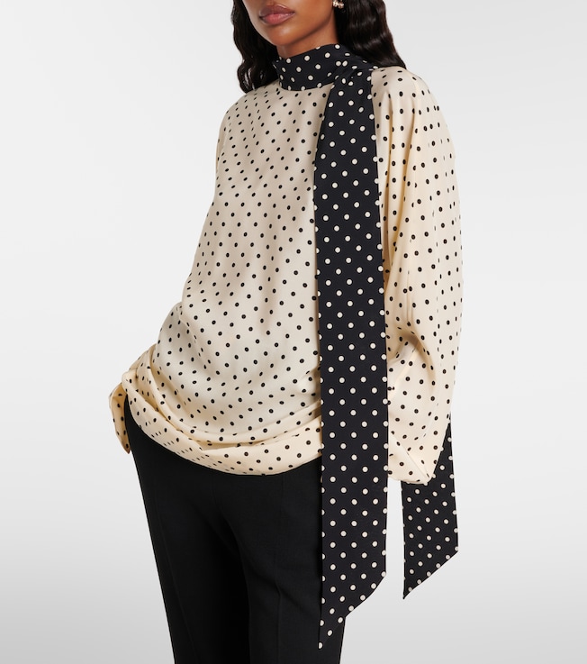 Valentino Plusdepois silk crêpe de chine blouse