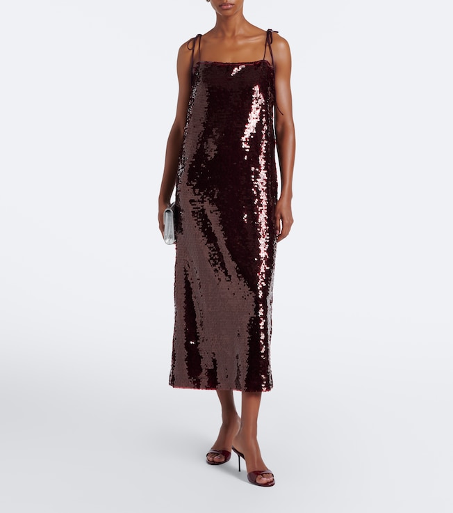 Adriana Degreas Sequined midi dress