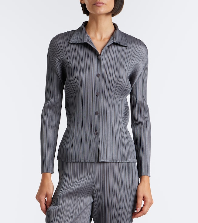 PLEATS PLEASE ISSEY MIYAKE Basics pleated shirt