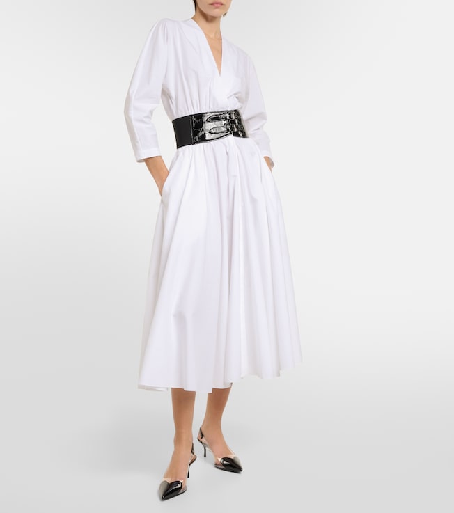 Alaïa Cotton midi dress