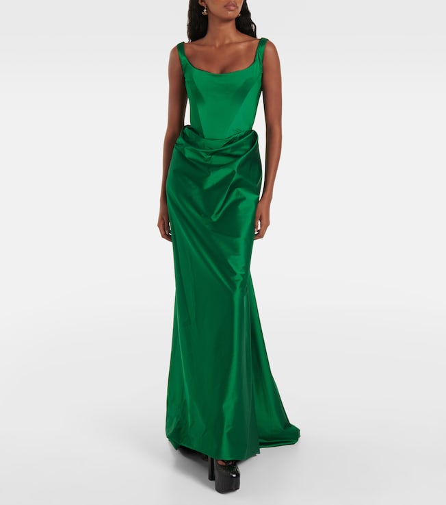 Vivienne Westwood Nova Camille satin corset gown