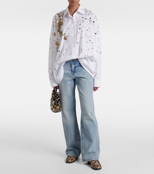 7 For All Mankind Tess mid-rise straight jeans