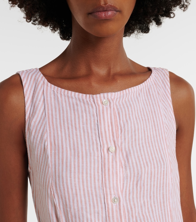  Polo Ralph Lauren Striped linen midi dress