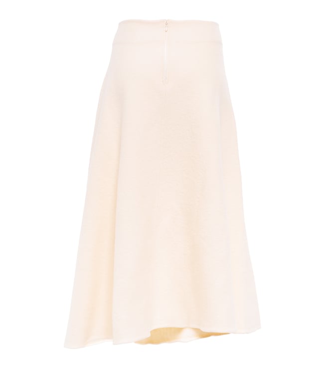 Jil Sander High-rise virgin wool midi skirt