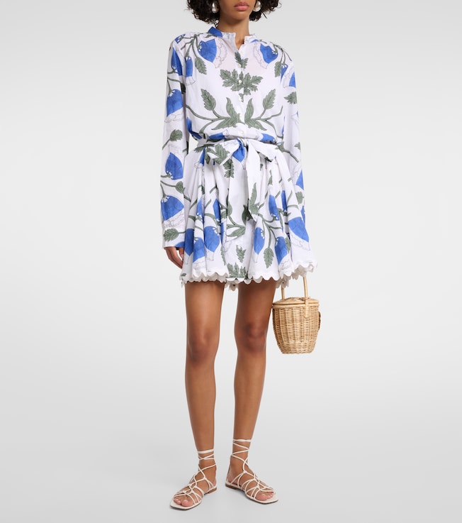 Juliet Dunn Bellflower cotton shirt dress