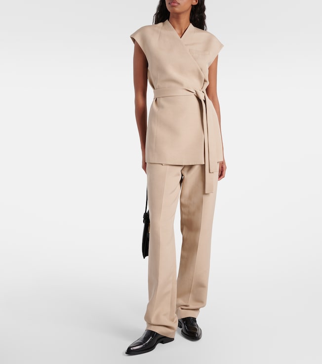 TOVE Bonnie cotton-blend vest