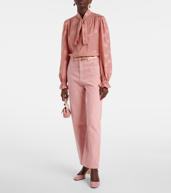 Dolce&Gabbana Mid-rise straight leg jeans 