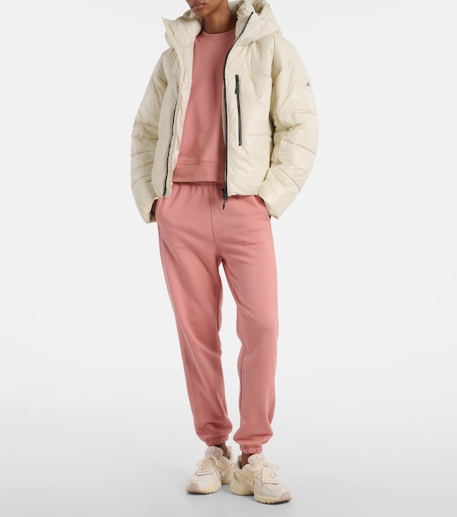 adidas by Stella McCartney Hooded cropped jacket
