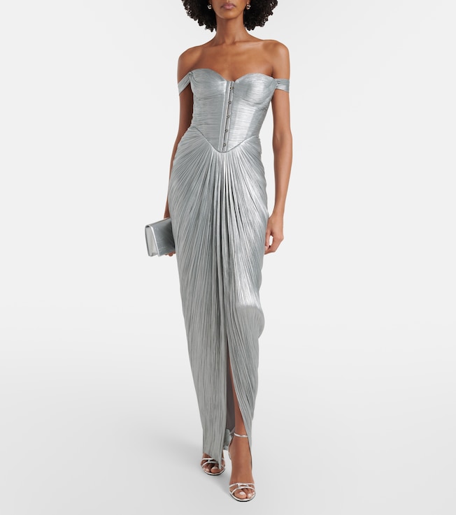 Maria Lucia Hohan Susie silk tulle bustier gown
