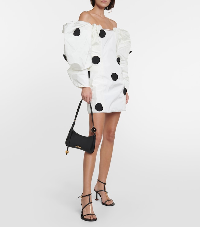 Jacquemus La Robe Taffetas polka-dot minidress