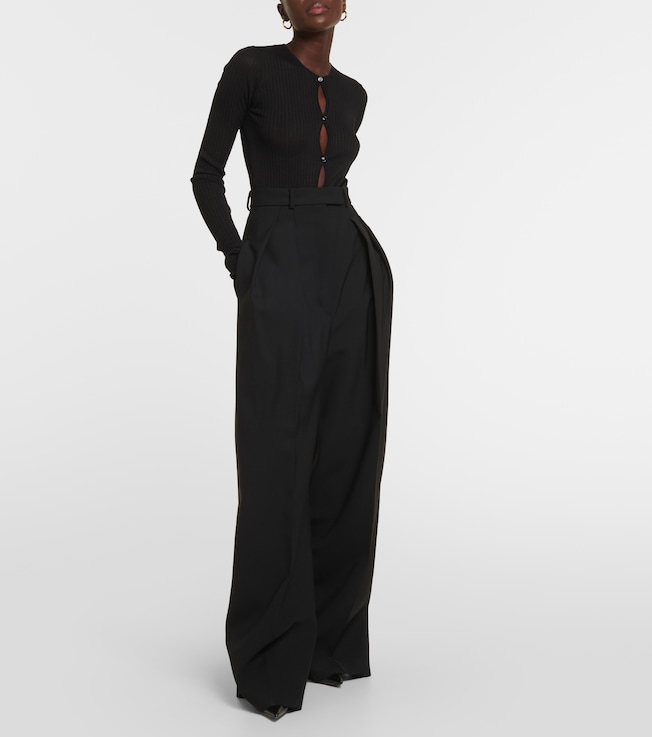 Sportmax Rib-knit bodysuit
