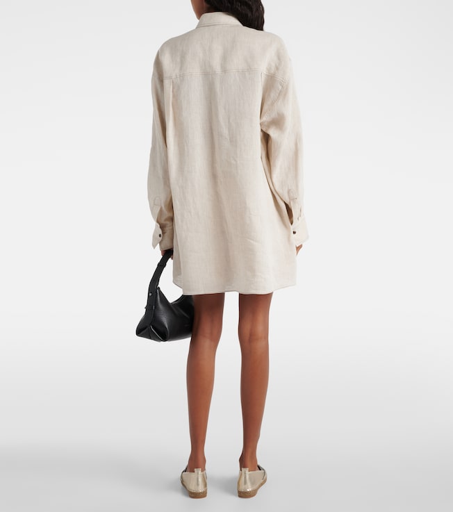 Brunello Cucinelli Brunello Cucinelli Oversized linen shirt
