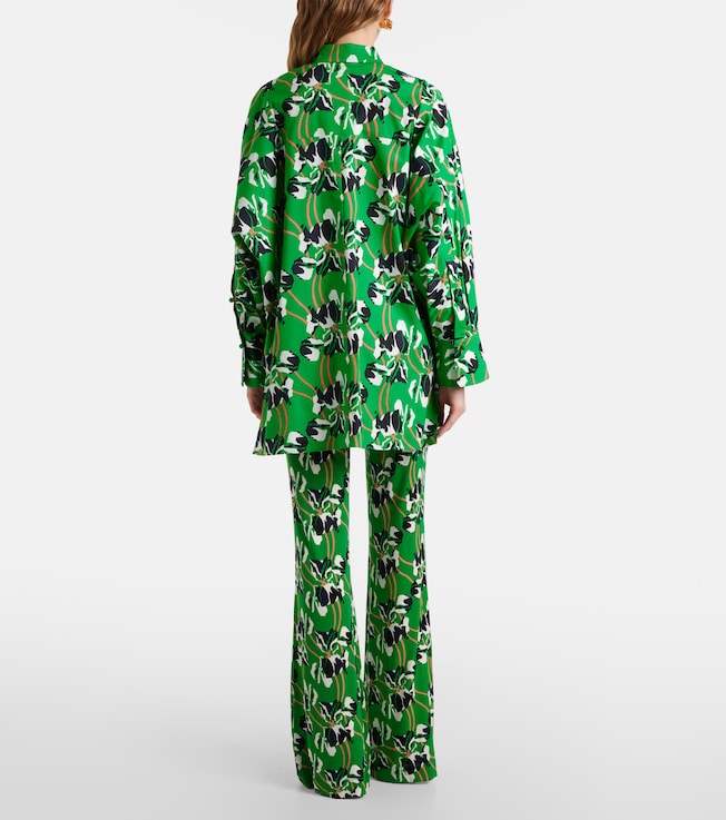 Diane von Furstenberg Diane von Furstenberg Caleb printed cotton blouse