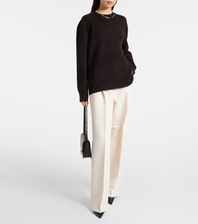 Róhe High-rise wide leg pants