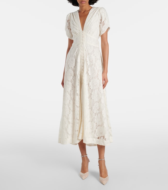 RIXO Novara floral cotton-blend maxi dress
