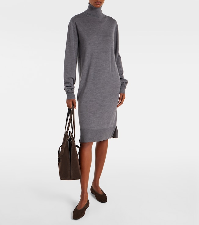 TOTEME Wool and silk sweater dress