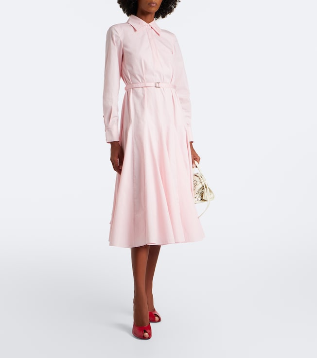 Emilia Wickstead Marione belted cotton shirt dress