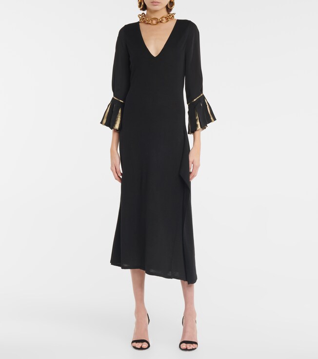 Roland Mouret Loligo wool midi dress