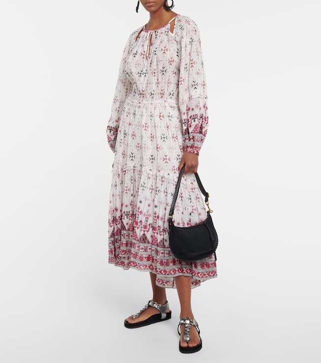 Marant Étoile Fratela printed cotton midi dress