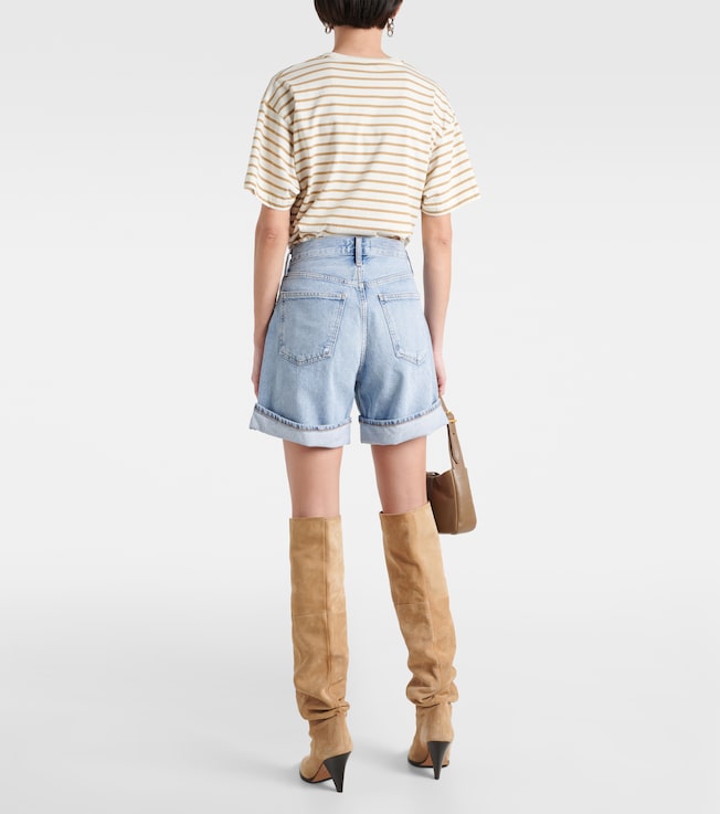 Agolde Agolde Dame high-rise denim shorts