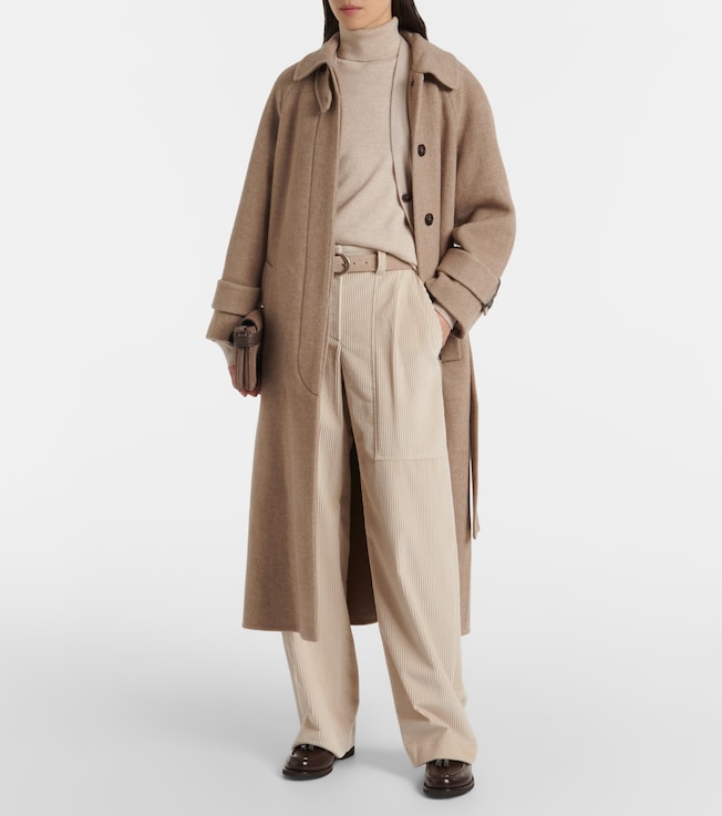 Brunello Cucinelli Monili cotton corduroy straight pants