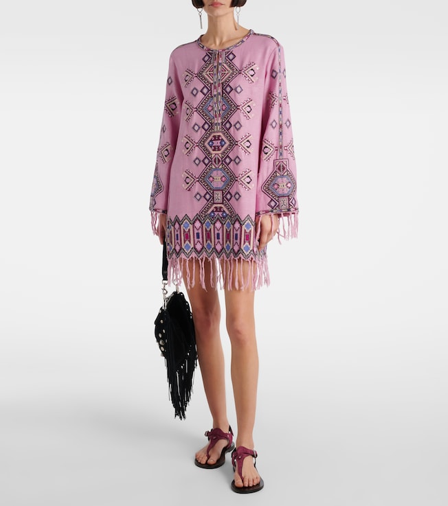 Isabel Marant Zayana sequined silk minidress