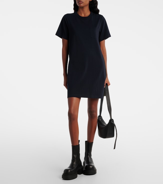 Sacai Paisley paneled minidress