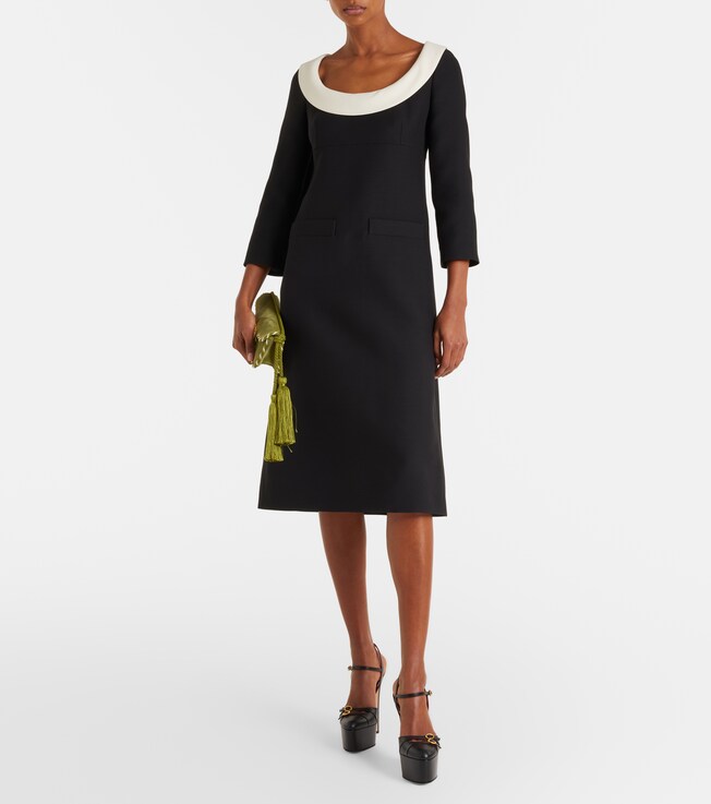 Valentino Crepe Couture midi dress