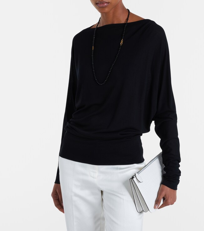 TOTEME Draped jersey top