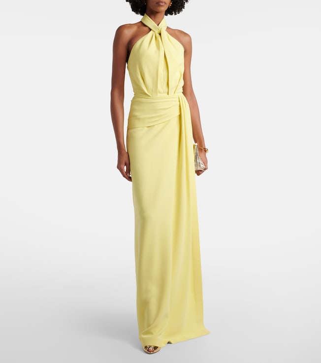 Elie Saab Halterneck cady gown