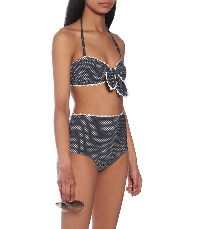 Karla Colletto Coco polka-dot bikini top