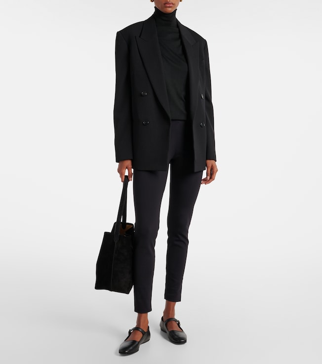 The Row Woolworth mid-rise leggings