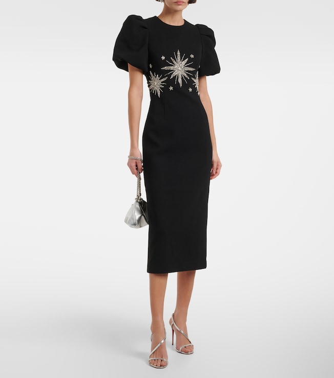 Rebecca Vallance Estella embellished midi dress