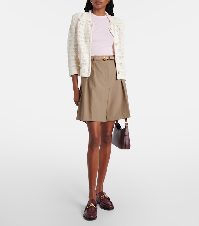 Dorothee Schumacher Precise Pointelle cotton-blend cardigan