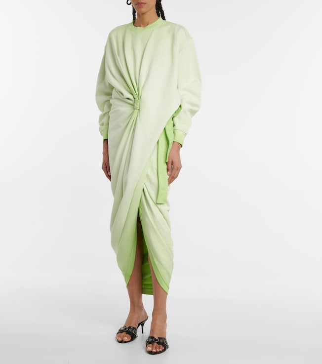 Y/Project Cotton sweatshirt dress