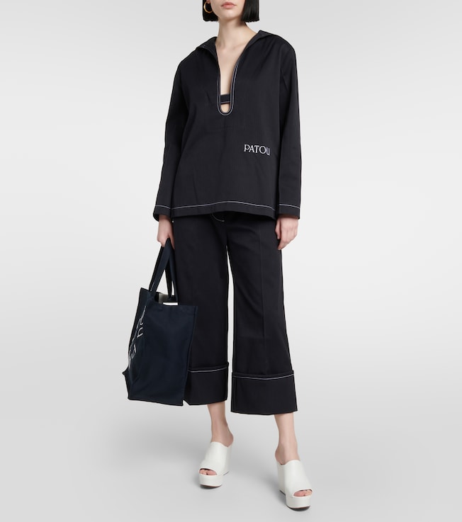 Patou Logo cotton top