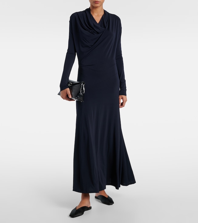 TOVE Eadan draped jersey midi dress