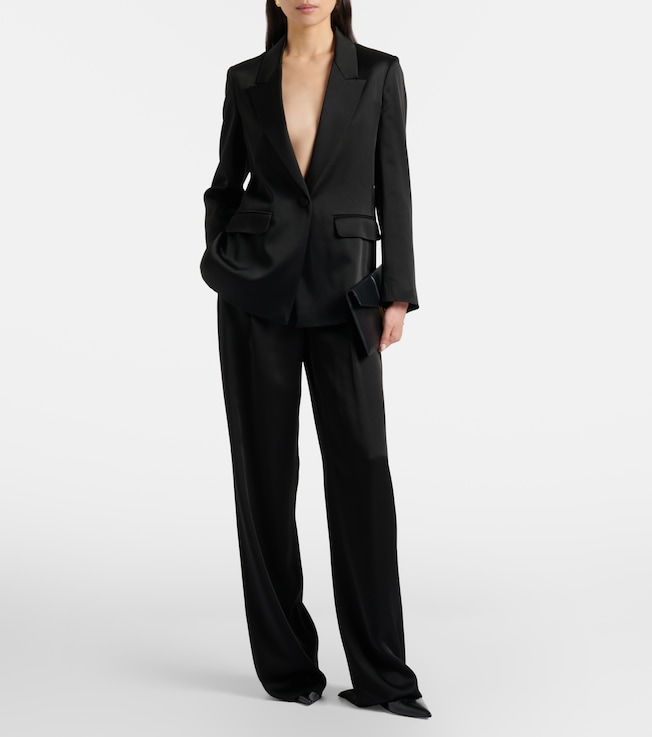Max Mara Satin crêpe blazer