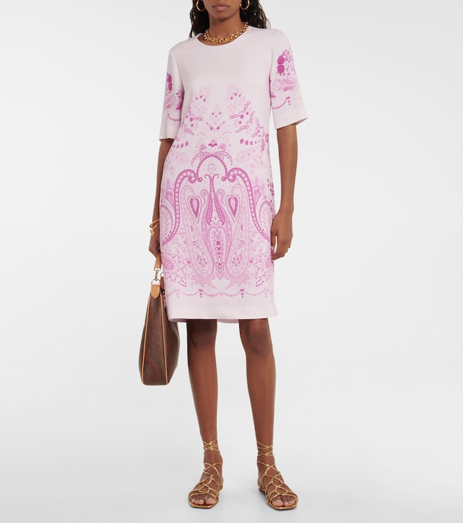 Etro Printed shift minidress