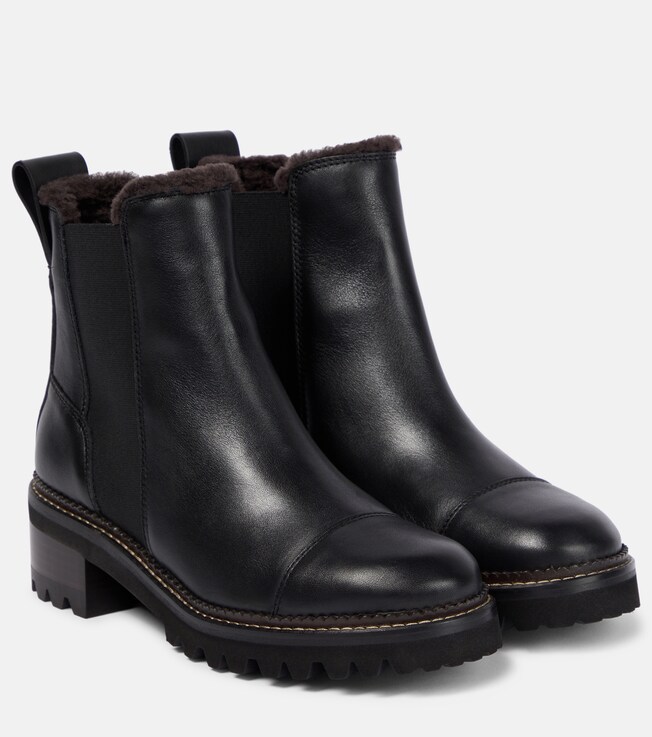See By Chloé Mallory leather Chelsea boots