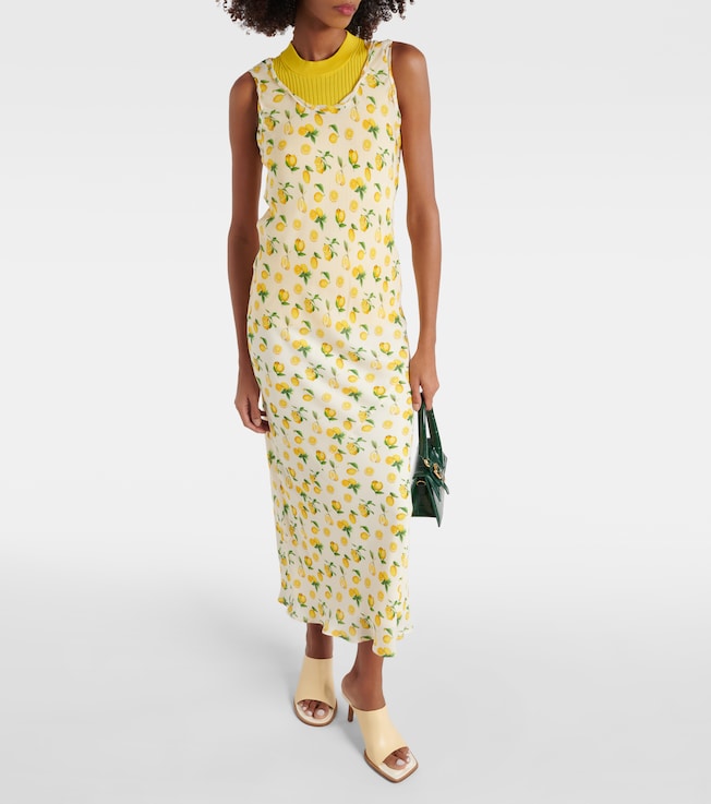 Sportmax Tonale printed silk maxi dress