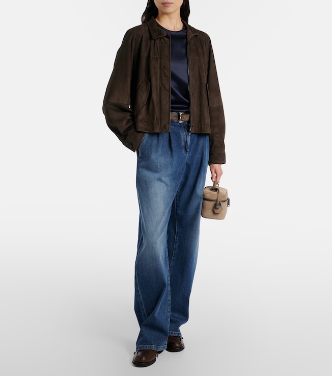 Brunello Cucinelli Silk-blend T-shirt